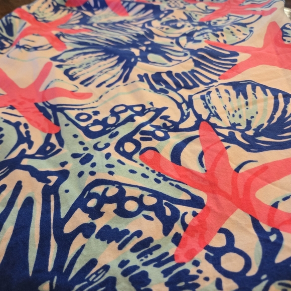 Lilly Pulitzer She She Shells Harbor Tunic Dress Medium Starfish - Picture 8 of 9